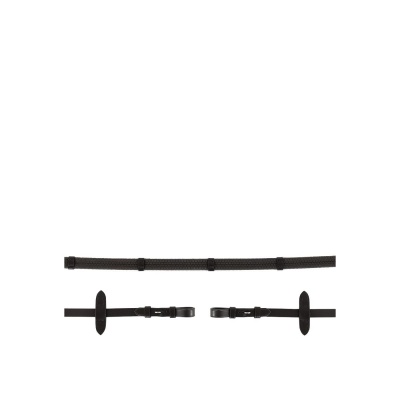 BR teugel Eventa Pro Grip 16mm Zwart- Full