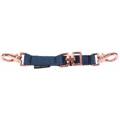 Harry's Horse Longeerbitstuk Rosegold navy Foto van Harry's Horse Longeerbitstuk Rosegold navy