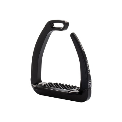 Acavallo stijgbeugels REL-X 180 Zwart unicolor- 12 cm