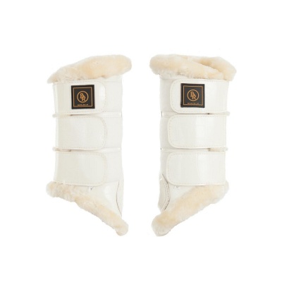 BR beenbeschermers Majestic Lak Wit- S