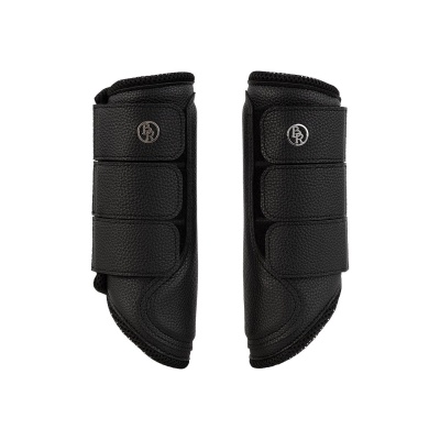 BR Majestic beenbeschermers mesh Zwart- S