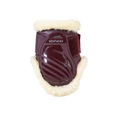 Foto van Kentucky Vegan wol Young Horse kogelbeschermer Bordeaux- Xtra Small