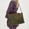 Afbeelding van Charm London Buckingham Laptoptas 15.6 inch 22521 Olijfgroen