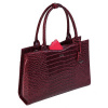 Afbeelding van Socha Businessbag Straight Line Croco Burgundy -15.6 inch
