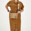 Afbeelding van Zebra Schoudertas Elske 22714 Taupe