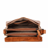 Afbeelding van Spikes & Sparrow Schoudertas - Lisbet - 581182 Brandy