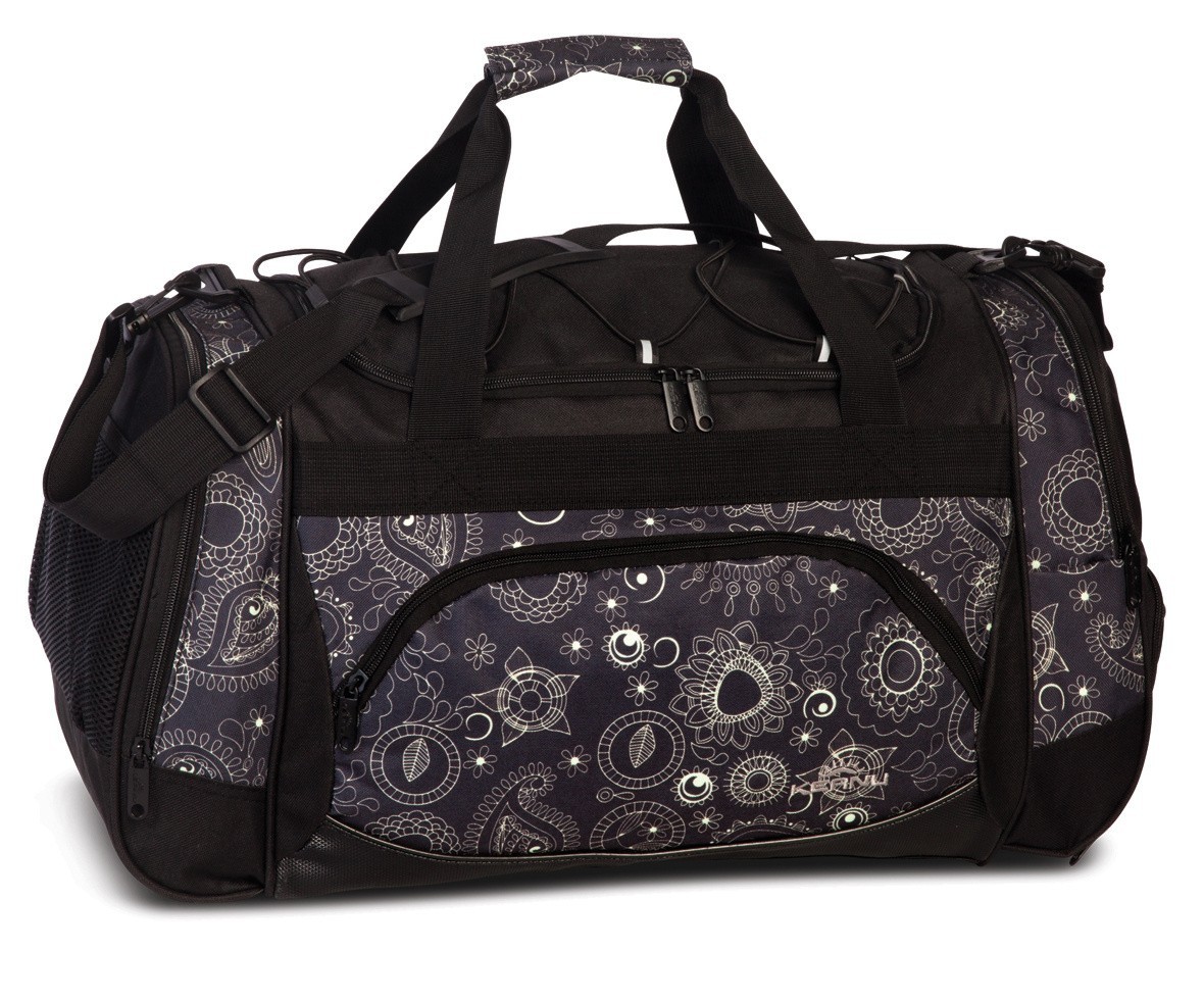 Keanu Sports Bag 70700 Black Jacquard Keanu Sports Bag 70700 Black Jacquard