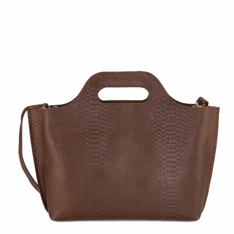 MYOMY MY CARRY BAG Handbag - Anaconda Brandy MYOMY MY CARRY BAG Handbag - Anaconda Brandy