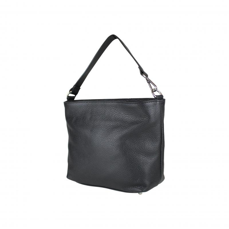Baggyshop 'Fashion Fever' Schoudertas - Zwart (Zilver) Baggyshop 'Fashion Fever' Schoudertas - Zwart (Zilver)