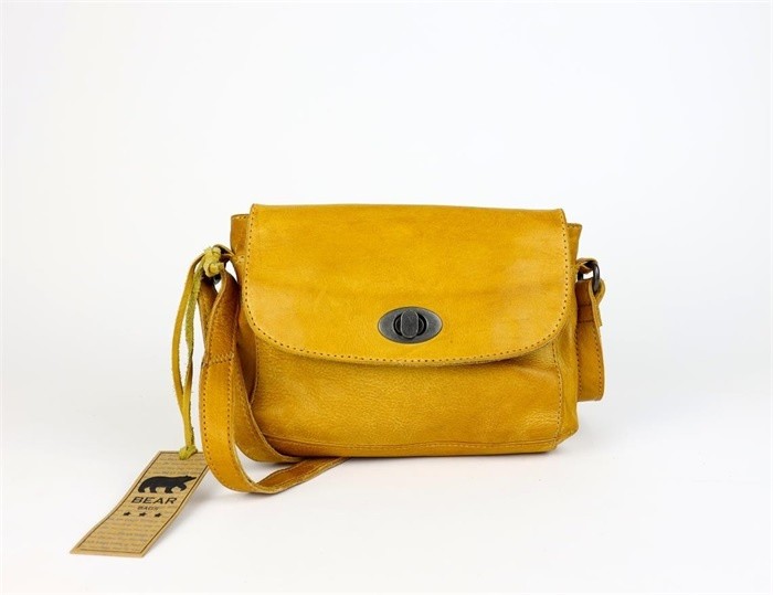 Bear Design Schoudertas 'Candice' CP1687 Yellow Bear Design Schoudertas 'Candice' CP1687 Yellow