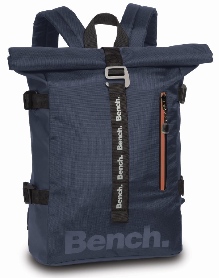 Bench Roll-Top Backpack 64156 Donker Blauw Bench Roll-Top Backpack 64156 Donker Blauw