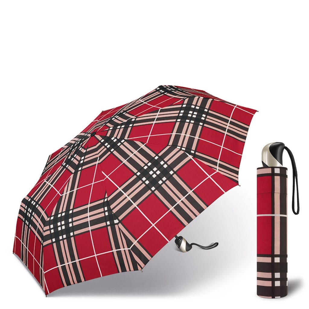 Happy Rain Easymatic Ultra Light Checks Red Happy Rain Easymatic Ultra Light Checks Red