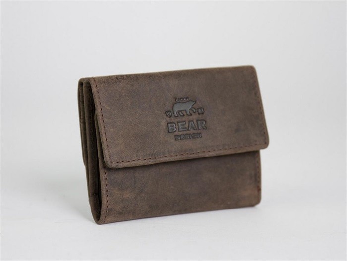 Bear Design Mini Portemonee 'Jesse' HD8460 Bruin Bear Design Mini Portemonee 'Jesse' HD8460 Bruin