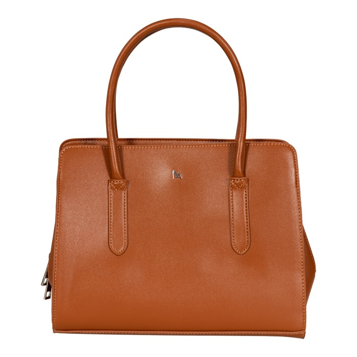 Malique Handtas Classic 1197 Cognac Malique Handtas Classic 1197 Cognac