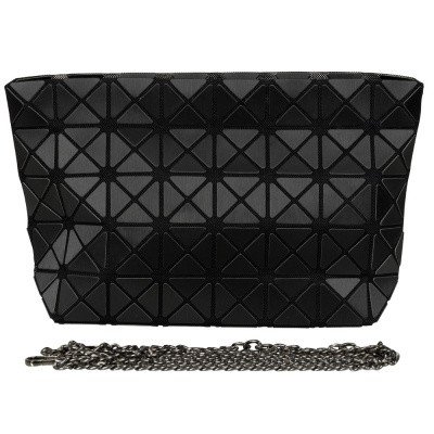 Foto van Malique Geometrical Clutch 853 Mat Zwart
