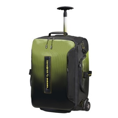 Foto van Samsonite Paradiver X Diesel Duffle/Wh 55/20 Backpack Black/Yellow