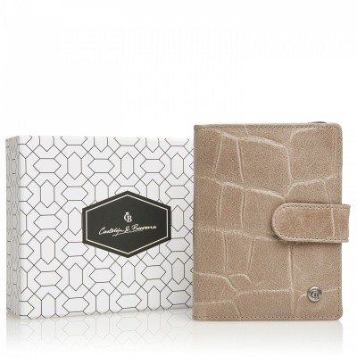 Foto van Castelijn & Beerens 80 5415 Giftbox Ritsportemonnee RFID Taupe