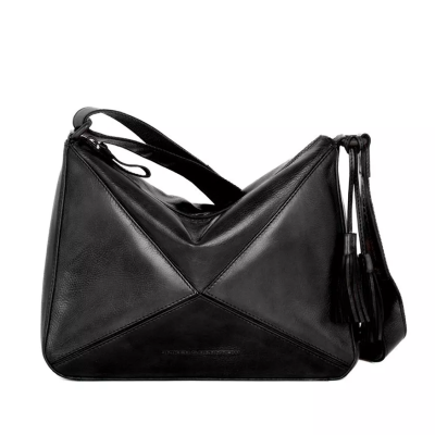 Foto van Spikes & Sparrow Schoudertas - Lilla - 587114 Black