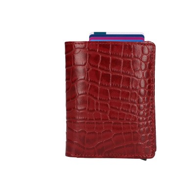 Foto van Leather Design Billfold voor Cardprotector KA 2723 CR Rood