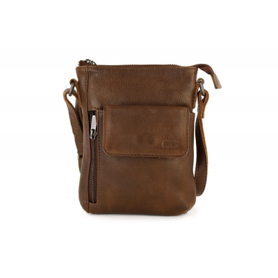 Foto van Bear Design Callisto Pelle Schoudertas Davide CP 2327 Brown