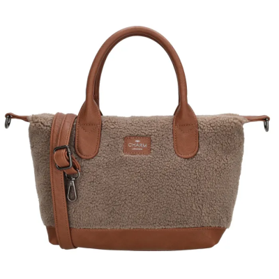 Foto van Charm London Buckingham Teddy Handtas W01268 Taupe