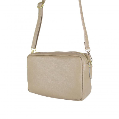 Foto van Baggyshop 'Eyes On You' Schoudertas - Taupe (Goud)