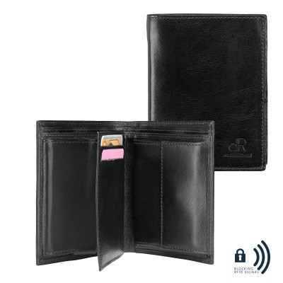 Foto van dR Amsterdam Wallet CC Comp. 48513 Black