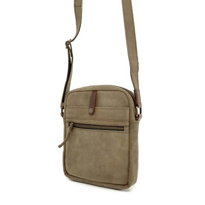 Foto van Barbarossa Ruvido 826-111 Mens Bag Medium Military