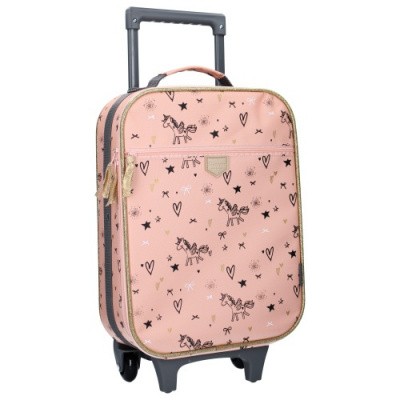 Foto van Kidzroom Trolley Koffer Fearless Pink