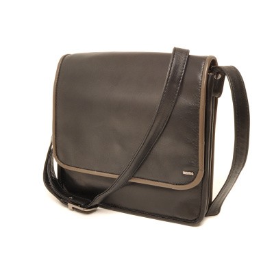 Foto van Berba Soft 005-474 Flapbag Black-Taupe