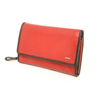 Foto van Berba Soft 001-203 Ladies Wallet Red-Black