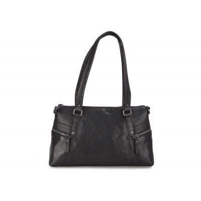 Foto van Spikes & Sparrow Dames Schoudertas 51171 Black