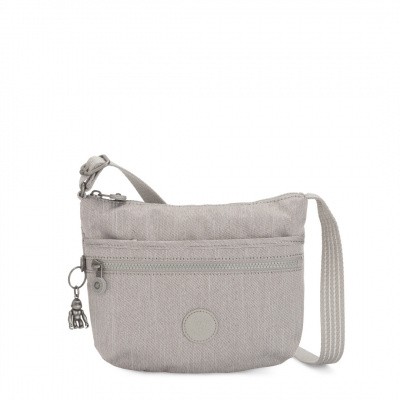 Foto van Kipling Arto S Crossbody Grey Beige Pep