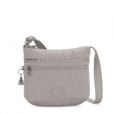 Foto van Kipling Arto Crossbody Grey Beige Pep
