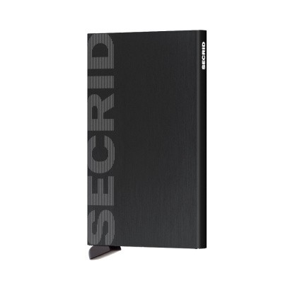 Foto van Secrid Cardprotector Laser Logo Brushed Black