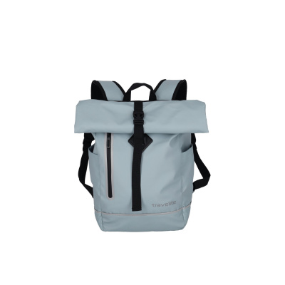 Foto van Travelite Basics Roll-up Rugtas 96314 Licht Blauw