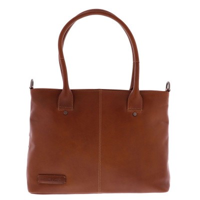 Foto van Plevier Dames Laptoptas 'Fluxgate' 14 inch 864 Bruin