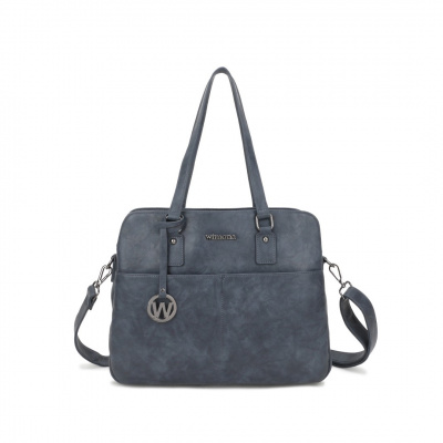 Foto van Wimona Bags Carlotta School/Werktas 2092 Donker Blauw