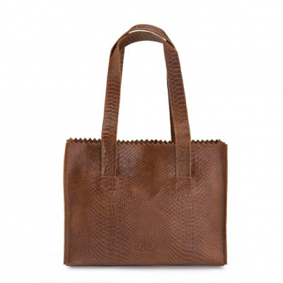 Foto van MYOMY MY PAPER BAG Handbag - Anaconda Brandy