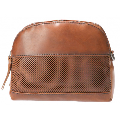 Foto van Leather Design Schoudertas DO20-A12 Tobacco