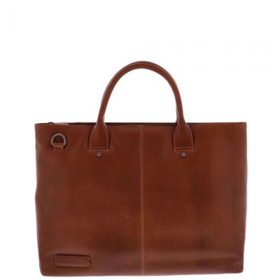 Foto van Plevier Dames Laptoptas 'Baken' 15.6 inch 862 Bruin
