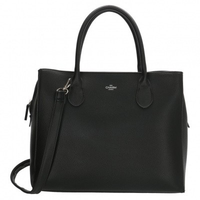 Foto van Charm London Stratford Laptoptas/Business Tas 13,3 inch 18019 Zwart