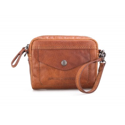 Foto van Spikes & Sparrow Dames Schoudertas 51114 Brandy