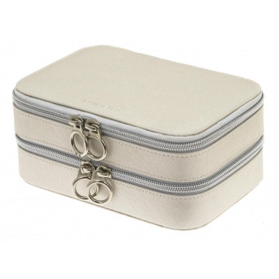 Foto van Davidts 'Zip'n Go' Juwelendoos 329006 Beige