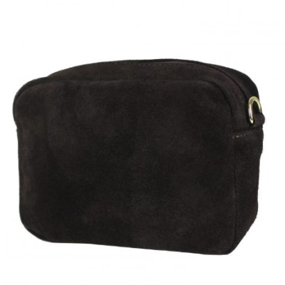 Foto van Baggyshop 'Ready for fall' Schoudertas - Donker Bruin (Goud)