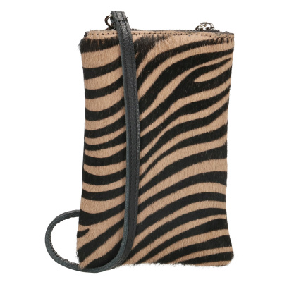Foto van Charm London Elisa Telefoontasje L558 Zebra Bruin / Zwart