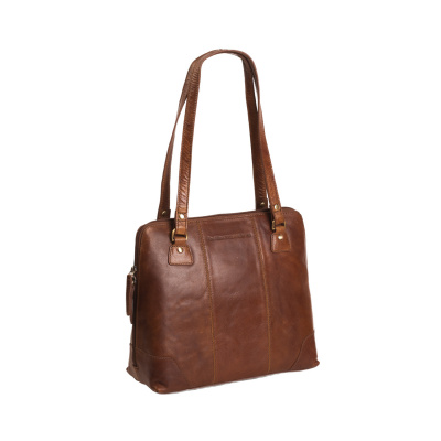Foto van Chesterfield Schoudertas 'Elly' C48.1005 Cognac