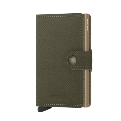 Foto van Secrid Miniwallet Saffiano Olive