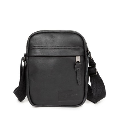 Foto van Eastpak THE ONE Schoudertas Black Ink Leather