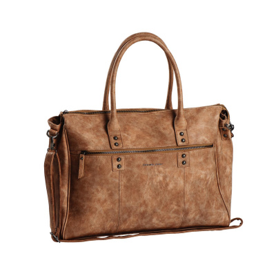 Foto van Daniel Ray Businesstas Manatee 16.4 inch DR18.1060 Cognac